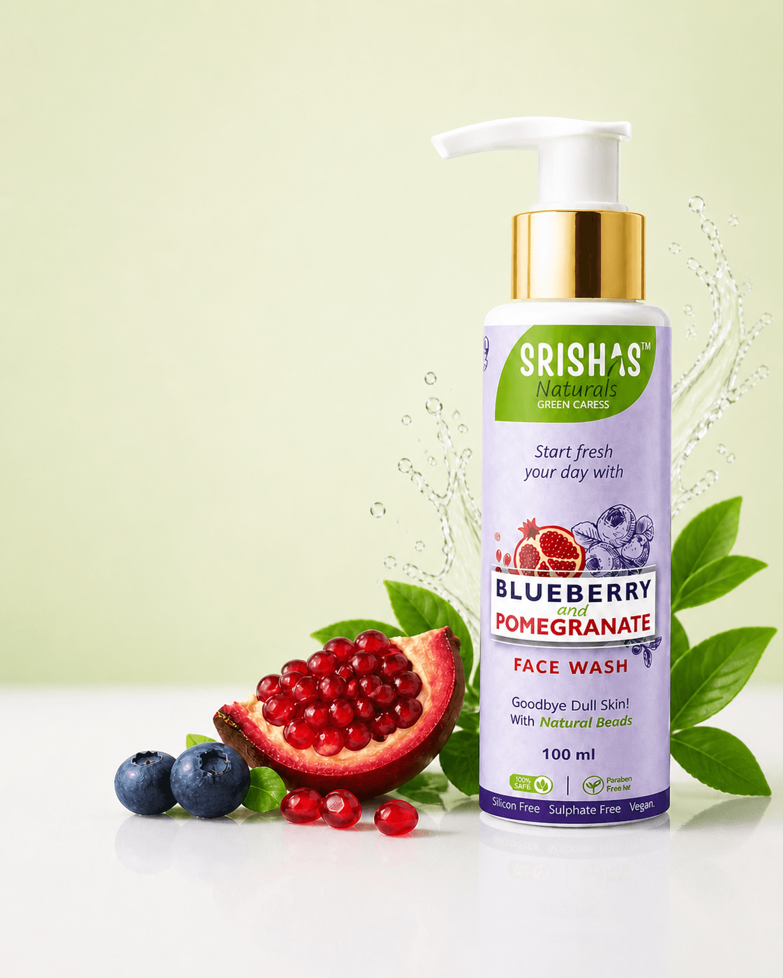 Blueberry and Pomegranate Face Wash